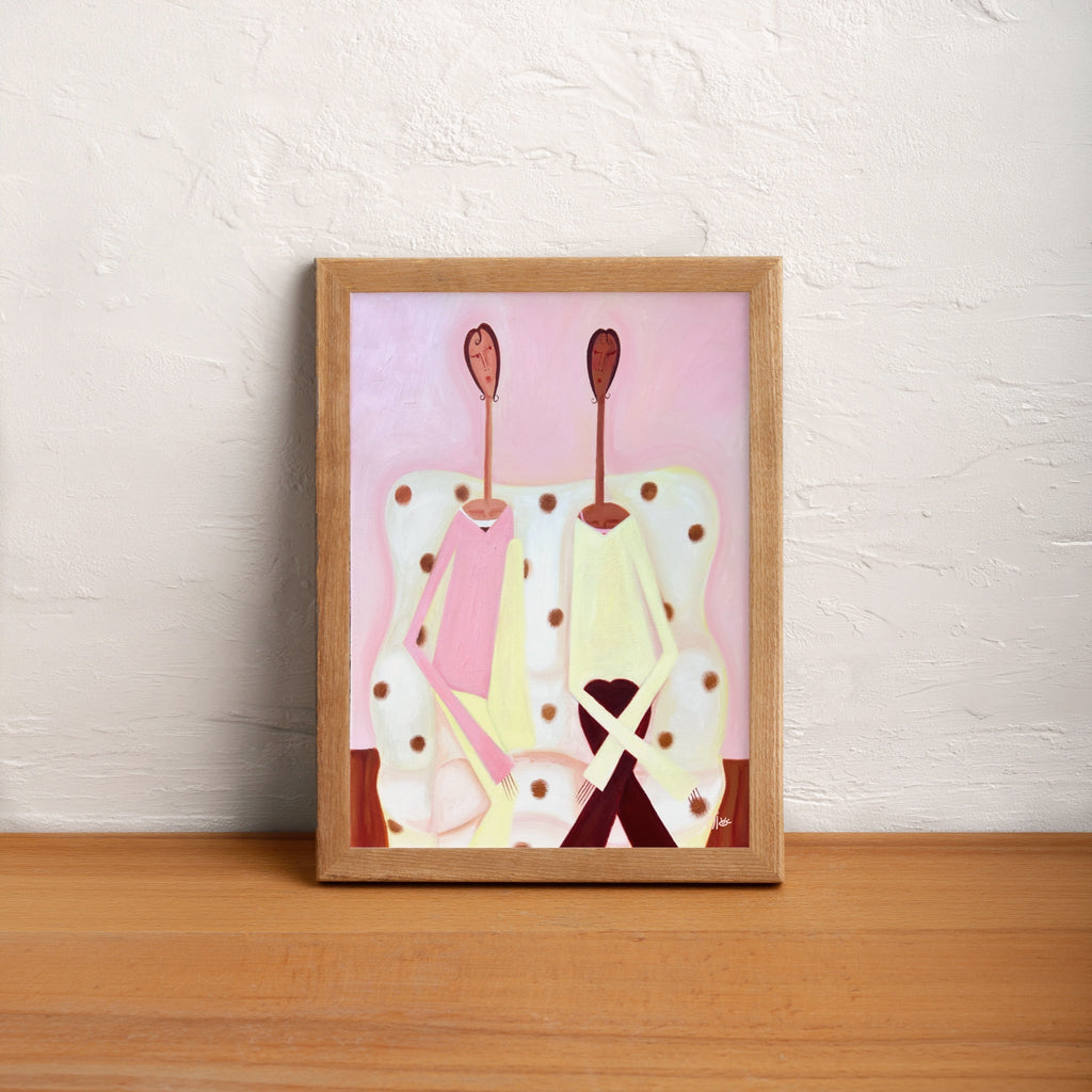 'The Polka-Sofa' Print