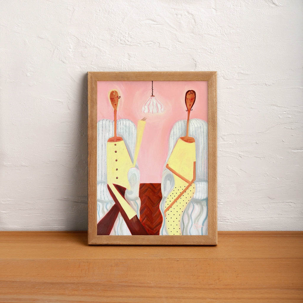 'Catching Up' Print