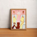 'Catching Up' Print