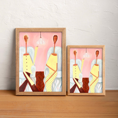 'Catching Up' Print