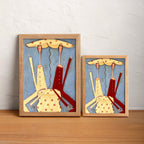 'The Polka-Parasol' Print