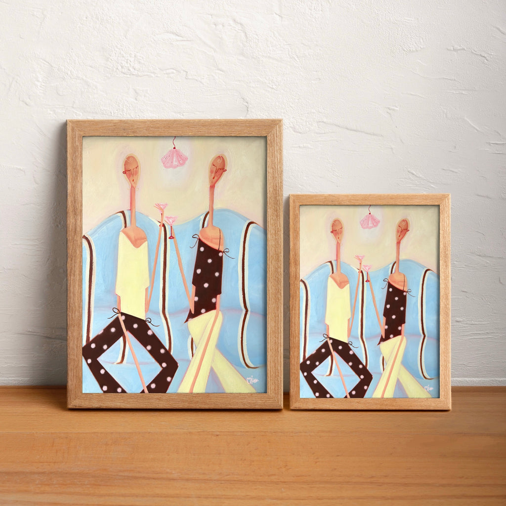 'Cocktails on the Sofa' Print